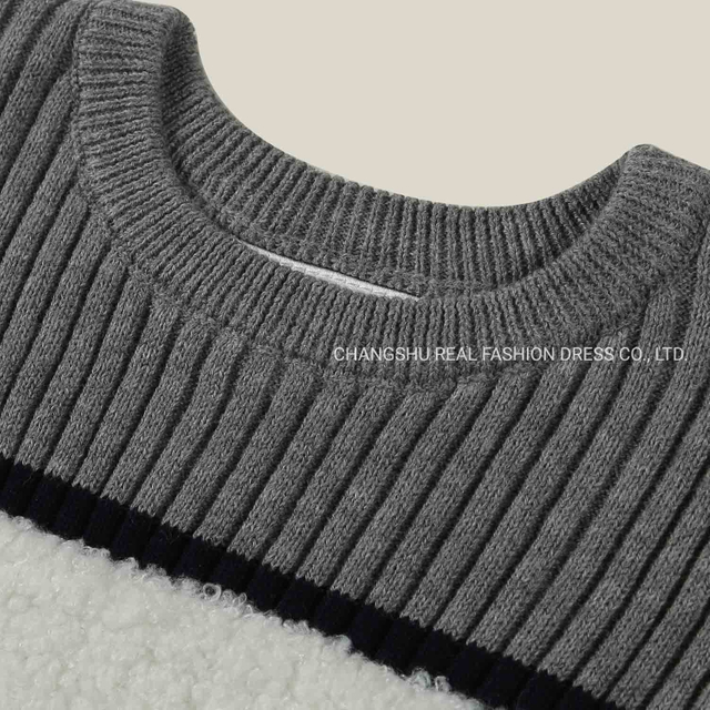 Infant Boy Baby Clothes Kids Knitted Sweater and Woven Pant Suit Clothes