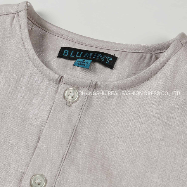 Toddle Children Fashion Clothing Boy Kids Woven T Shirt Wear Silk Effect