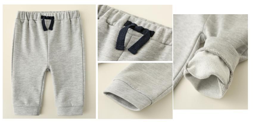 Infant 2022 Boy Knitted Pant Clothing Made of Tape on Waistband