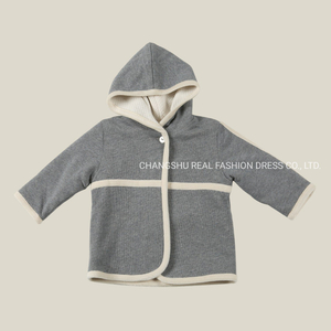 Children 2022 Fashion Boy Woven Jacket Clothing with Hood