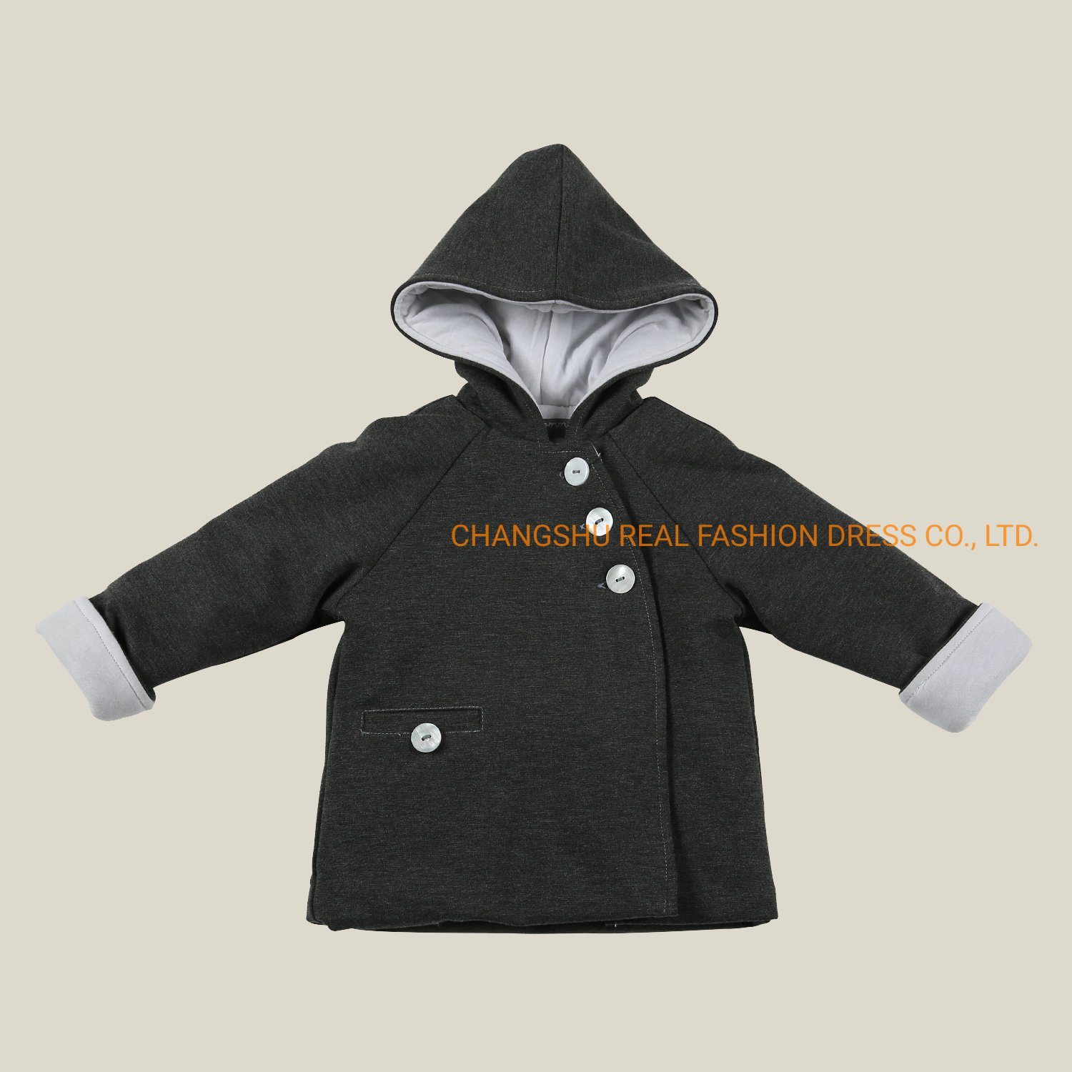 Toddle Kids Children Fashion Clothing Boy Knitted Jacket with Hood