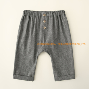 Infant Boy Baby Woven Pant Without Fly Clothes